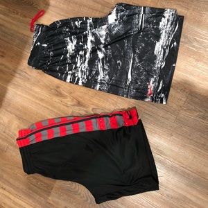2 Nike shorts